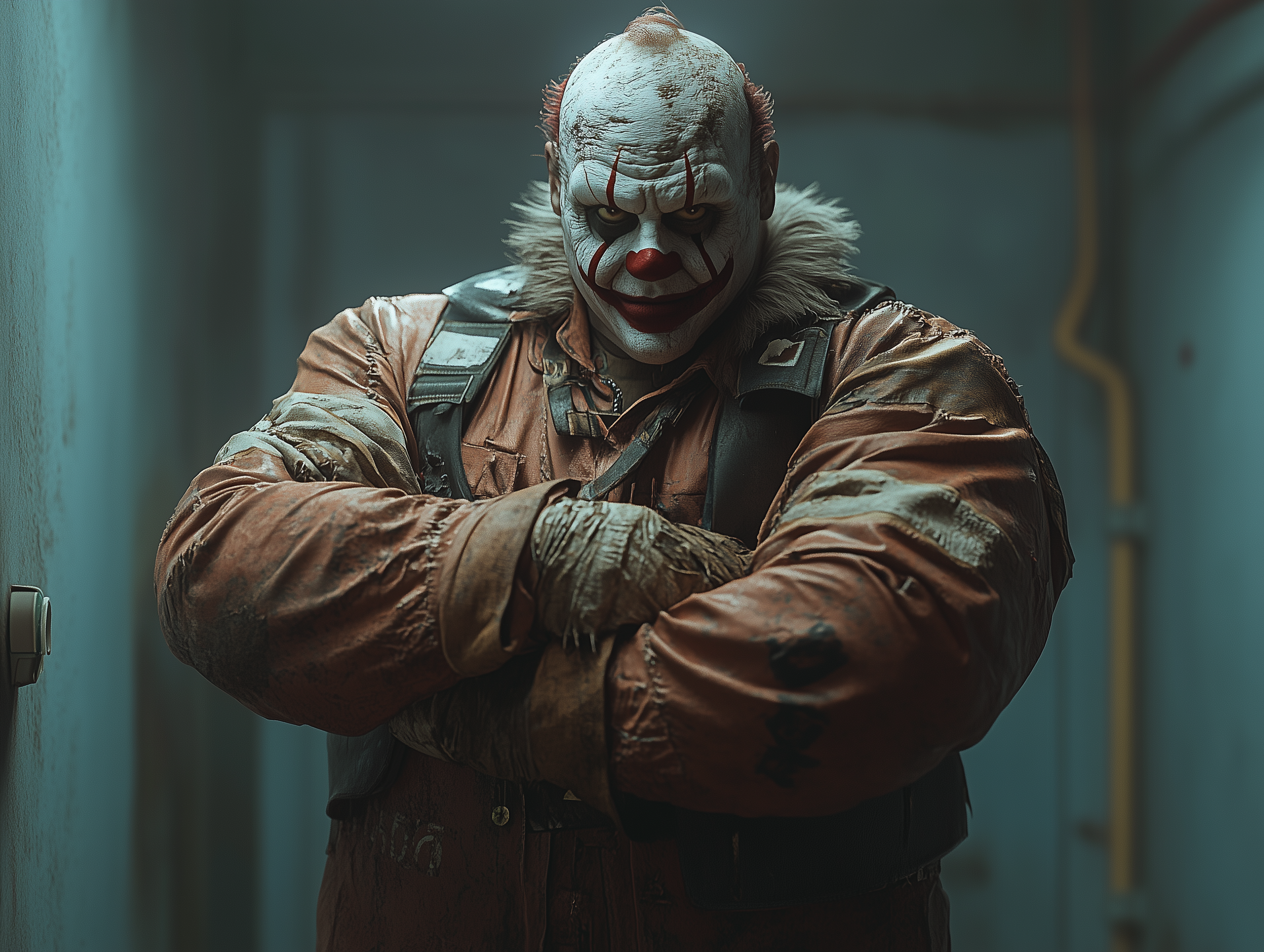 artgueta_a_punk_clown_standing_with_crossed_arms_full-body_shot_329c5c15-6acb-4ba7-b2b2-e5c8bb133689